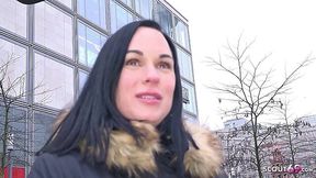 Filthy German Hot Mom Lena Gets Screwed In Real Street Casting! - 4K