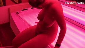 Passionate Mydirtyhobby – Blonde Bella Tight Masturbates In Sauna & Fucks In A Solarium In Pov - Free Porn Video