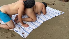 Explicit Milf Requests Sex On A Nude Beach; Watched By Others Real