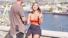 Russian Teen Cums During 1St Raw Pleasure With Her New Gentleman - Must See