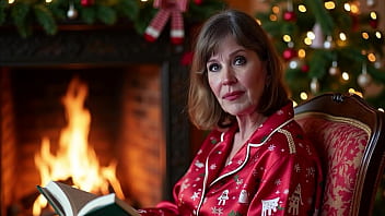 Naughty Granny Carmen Claus: Standing Doggystyle Fuck &Amp_ Elvish Creampie