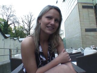 Wild Real Czech Waitress Screws For Cash. Homemade - Must See