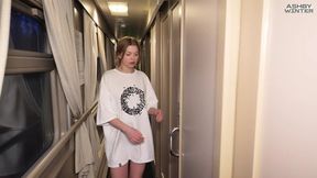 Naughty Naughty Teen Caught In Explicit Train Encounter