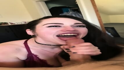 Insane Intense Deepthroat Ending Deep In Her Throat