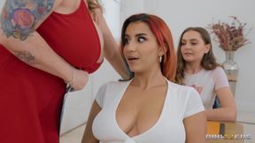 Intense Lewd Busty Lesbian Milf Incredible Porn