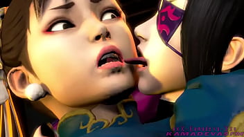 Kinky Juri Han Vs Chun Li - Lesbian