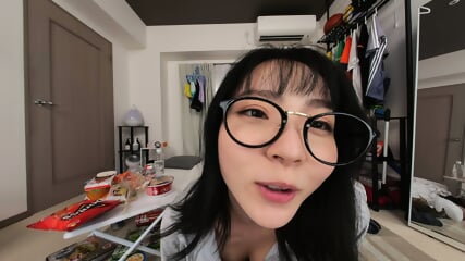 Naughty A Day With Cute Glasses Girl - Meguri Minoshima (3) - High Quality