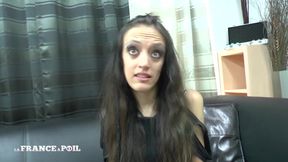 Hidden Cam: Intense Casting Of A Skinny Dark Haired Lady