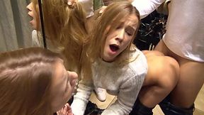 Wet Hardcore Public Quickie In Fitting Room - Alexis Crystal